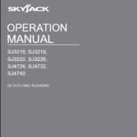 Skyjack SJ3215, SJ3219, SJ3220